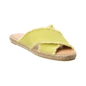 Castañer Palmera Canvas Sandal, Yellow